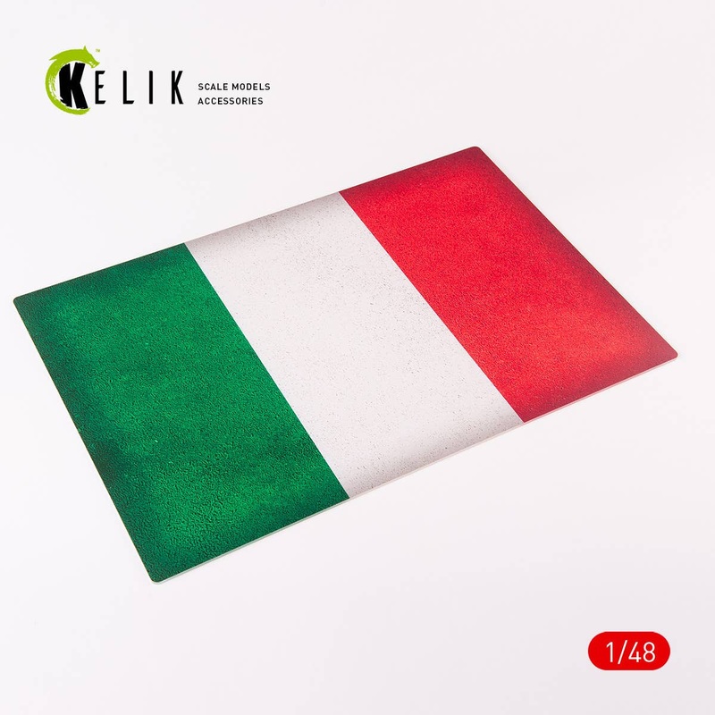 1/48 Italy Flag - Acrylic 3 mm (410 x 270 mm) (410 g)