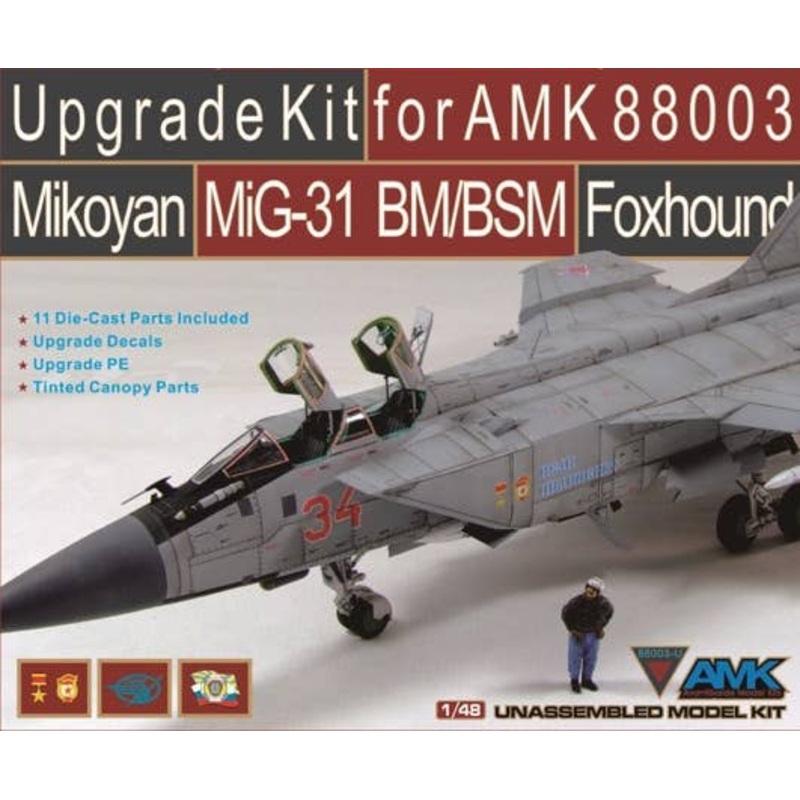 1/48 Mikoyan MiG-31 BM/BSM Foxhound Upgrade Kit for AMK88003