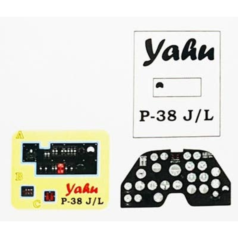 1/48 P-38J Lightning Coloring instrument panel Tamiya