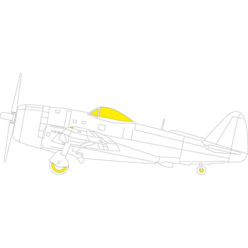 1/48 P-47D-30 Mask (for Miniart)