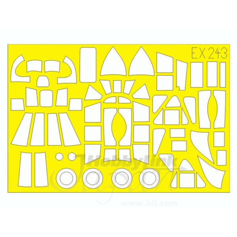1/48 Potez 63-11 Die-Cut Flexible Mask (for Azur)
