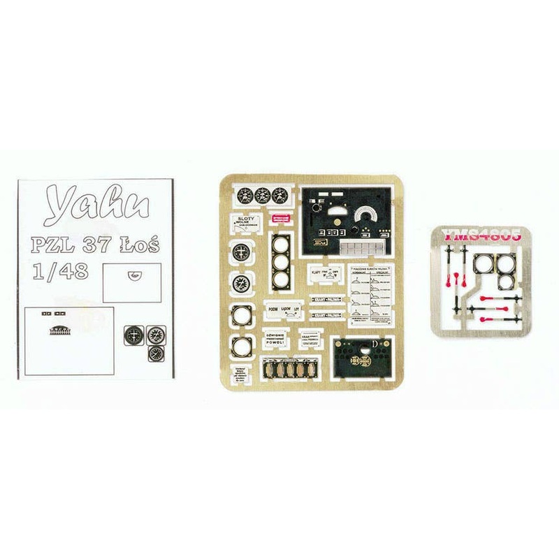 1/48 PZL.37 Roche Auxiliary Instrument Coloring Instrument Panel Mirage