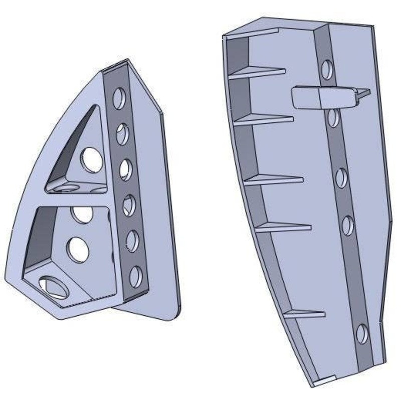 1/48 SAAB 32 Lansen air brakes (for Tarangus)