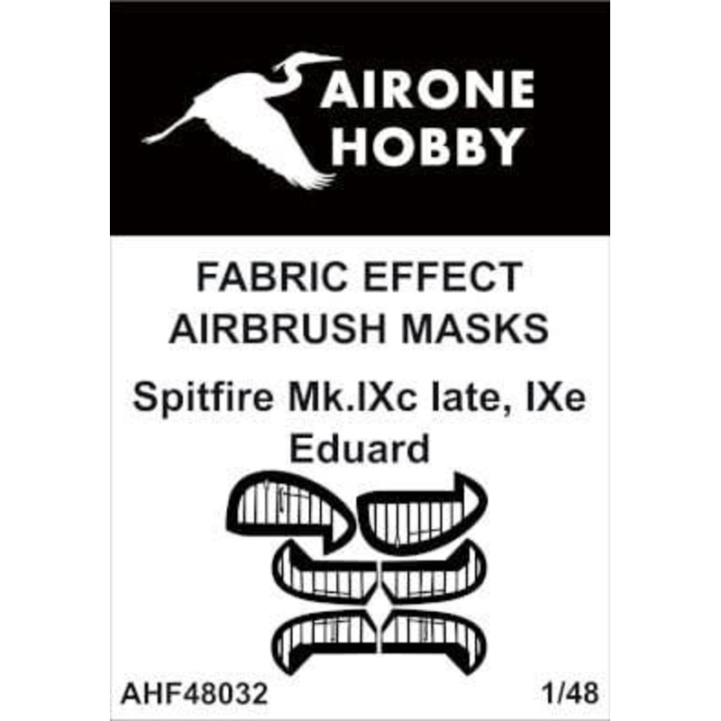 1/48 Spitfire IXC Late, IXE Fabric Effect Airbrush Mask (for Eduard)