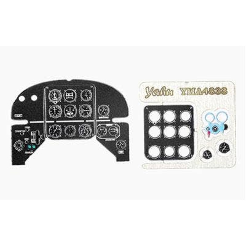 1/48 Yakovlev Yak-3 Initial Coloring Instrument Panel Eduard / Zvezda
