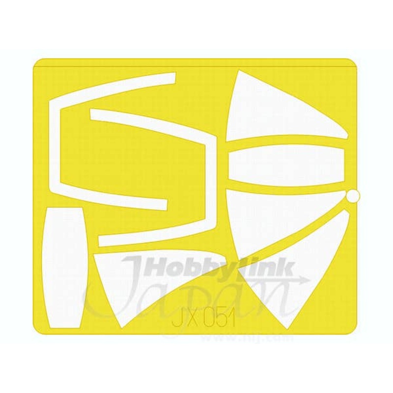 1/32 A-7D/E Die-Cut Flexible Mask (for Trumpeter)
