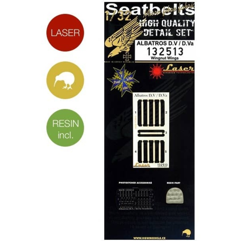 1/32 Albatros D.V / D.Va Fabric Seatbelt + Pillow (for Wingnut Wings)