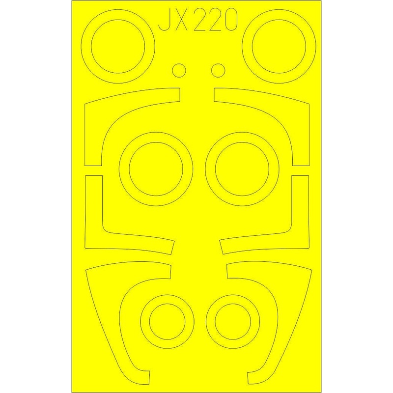1/32 F-5E Masking Sheet (for Kitty Hawk Model)
