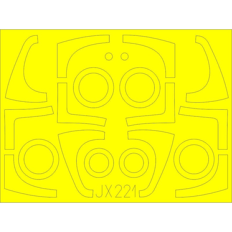 1/32 F-5E TFace Masking Sheet (for Kitty Hawk Model)