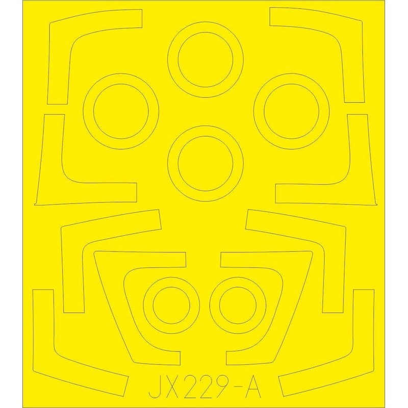 1/32 F-5F TFace Masking Sheet (for Kitty Hawk)
