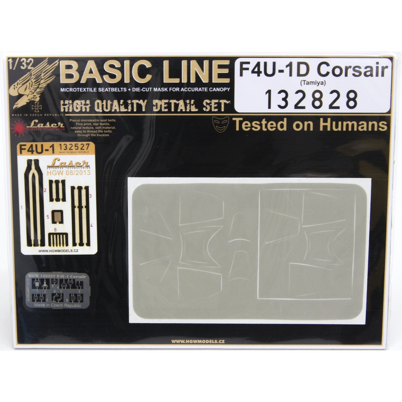 1/32 F4U-1D Corsair Fabric Seatbelt w/Paint Mask (for Tamiya)