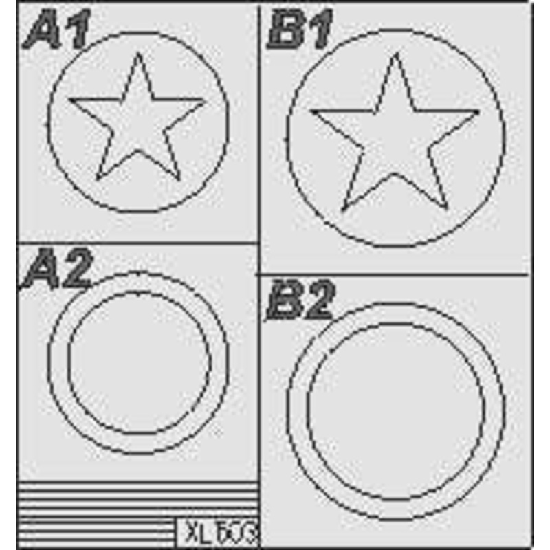 1/32 F4U Nationality Mark Paint Mask Sticker