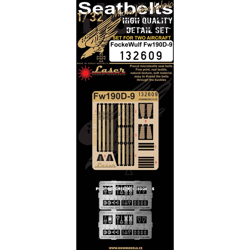 1/32 Focke-Wulf Fw 190D-9 Fabric Seatbelt