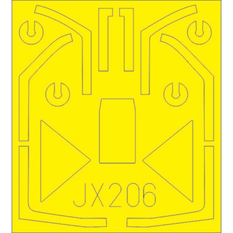 1/32 Fw 190A-8 Canopy Mask (for Revell)