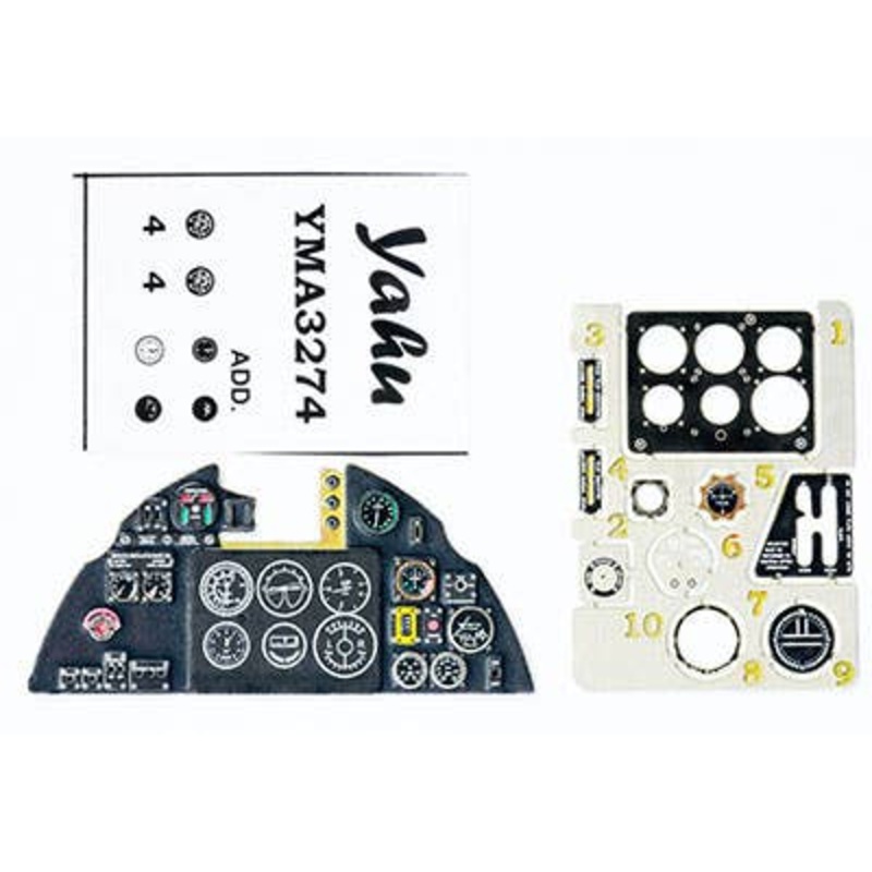1/32 Hurricane Mk.II Coloring Instrument Panel Revell