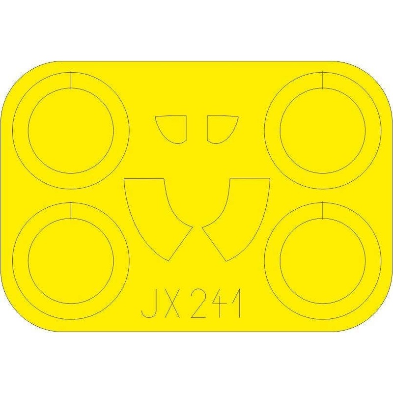 1/32 I-16 Type 10 Masking Sheet (for ICM)