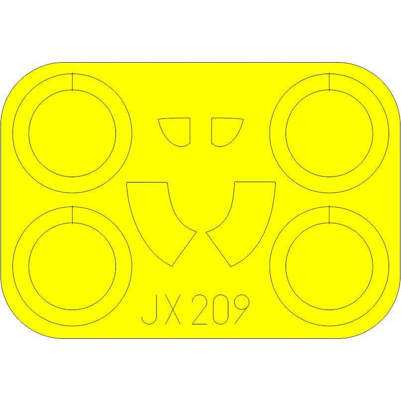 1/32 I-16 Type 24 Masking Sheet (for ICM)