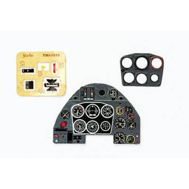 1/32 Messerschmitt Bf109K Colored Instrument Panel Trumpeter