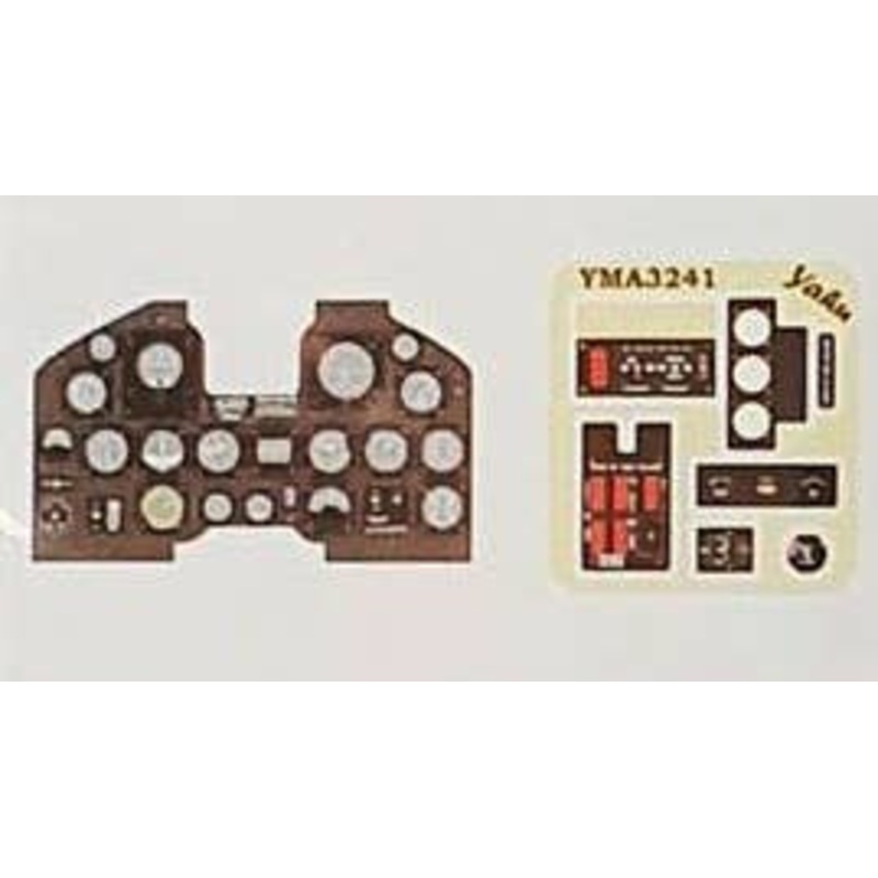 1/32 P-47D Thunderbolt Late Coloring Instrument Panel (Trumpeter)
