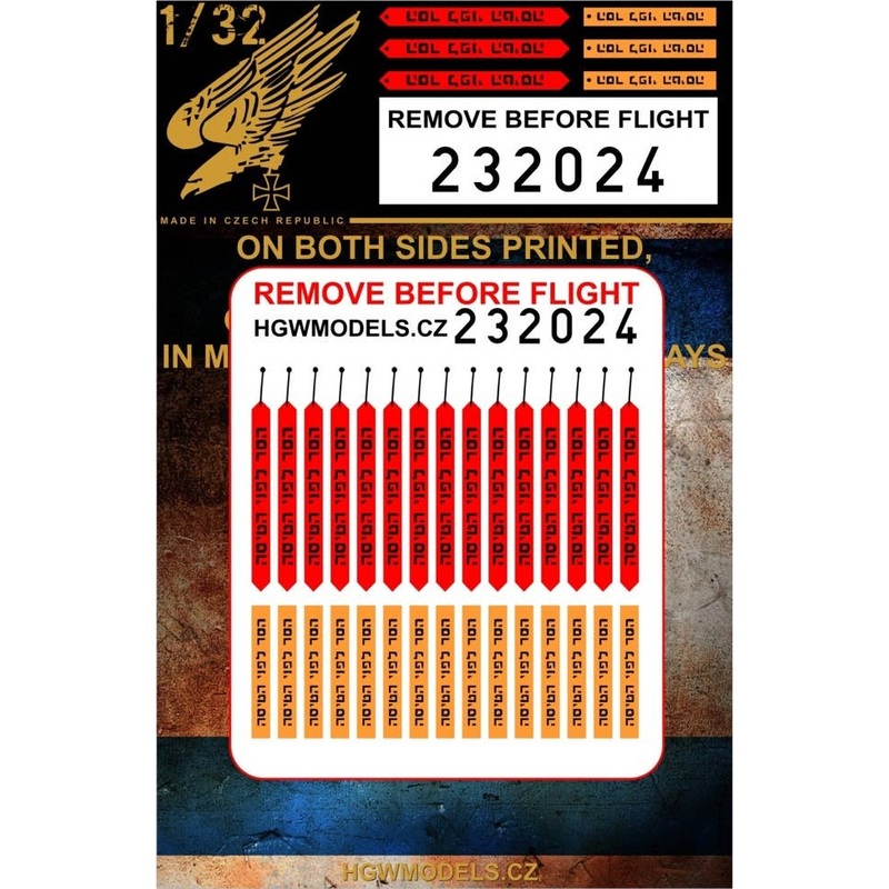 1/32 Remove Before Flight Israel (Fabric)