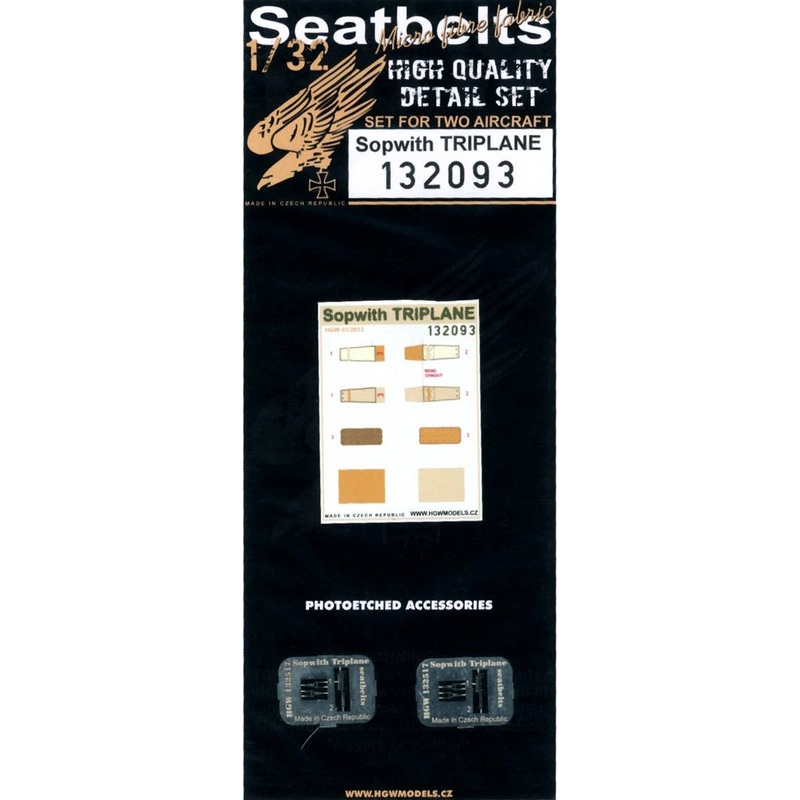 1/32 Sopwith Triplane Microfiber Seatbelt (for Wingnut Wings)