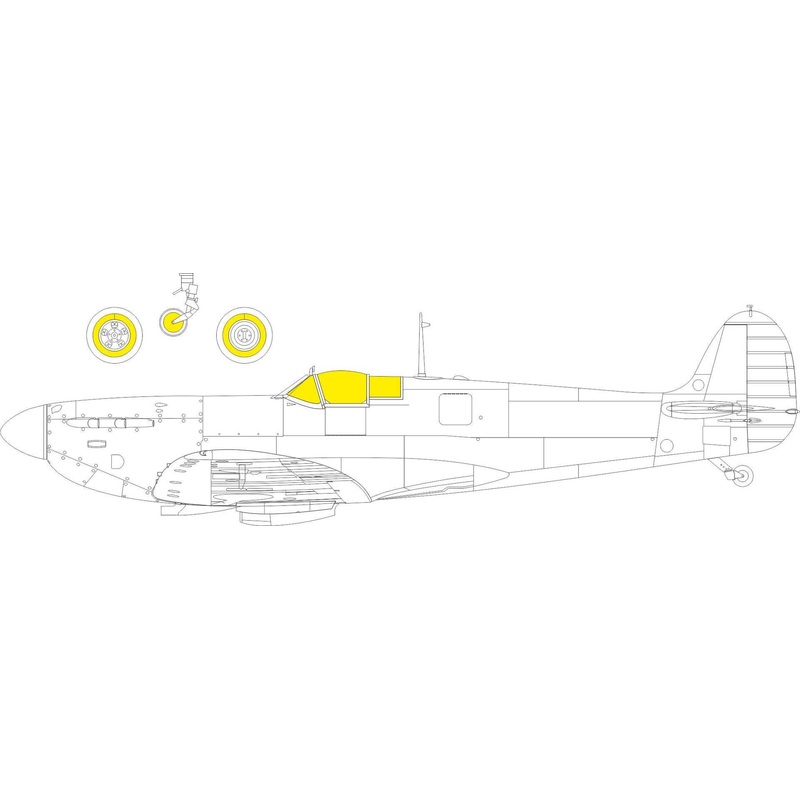 1/32 Spitfire Mk.I Masks (for KOTARE)