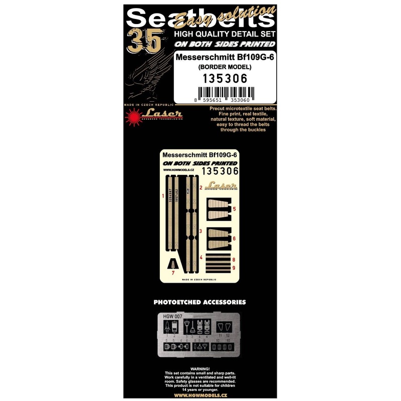 1/35 Bf109G-6 cloth seatbelt for Border Model