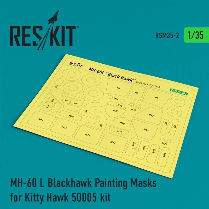1/35 MH-60 L Blackhawk Painting Masks for Kitty Hawk 50005 kit