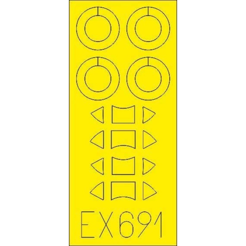1/48 Tiger Moth Masking Sheet (for Airfix)