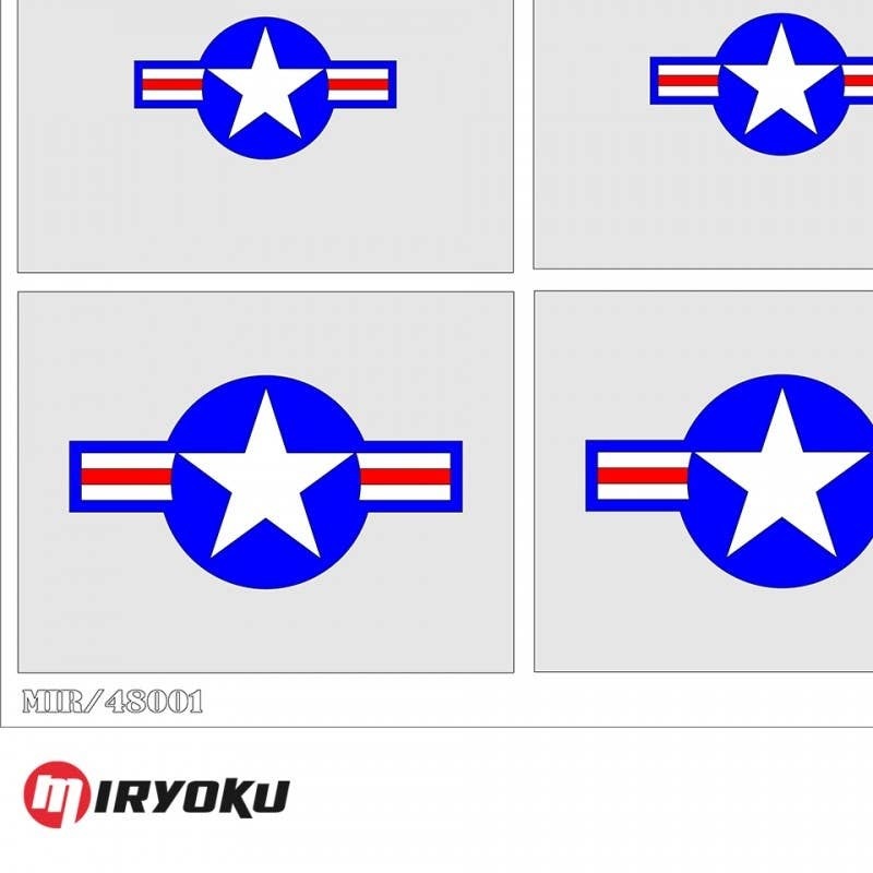 1/48 USAAF Insignie Phantom Painting Stencils