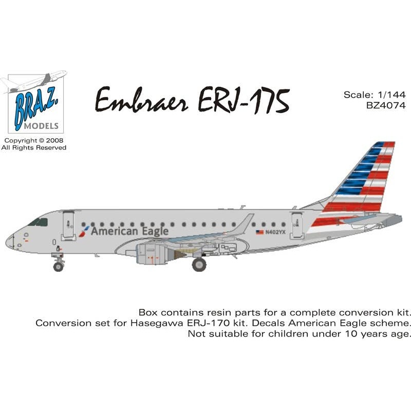 1/144 Embraer ERJ-175 Conversion Set American Airlines (for Hasegawa)