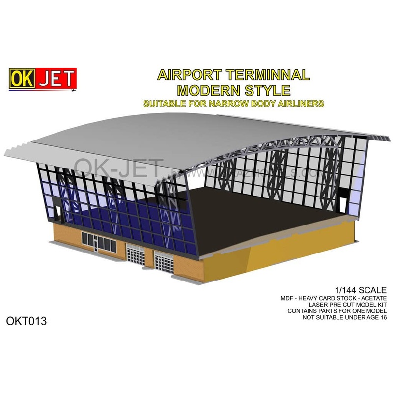 1/144 Modern Architecture Style Suitable for Two Narrow Body Aircrafts