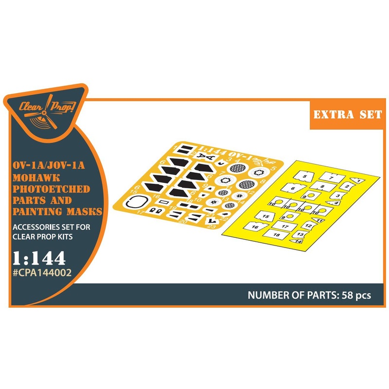 1/144 OV-1 A/JOV-1A Mohawk PE parts and painting mask for CP kits