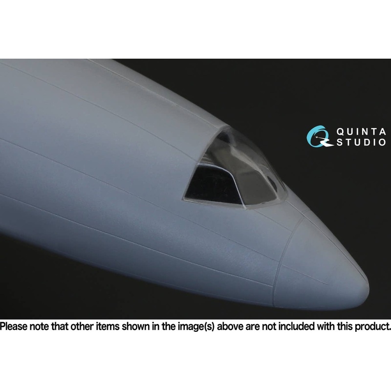 1/144 Tu-154 vacuformed clear canopy (for Zvezda kit)
