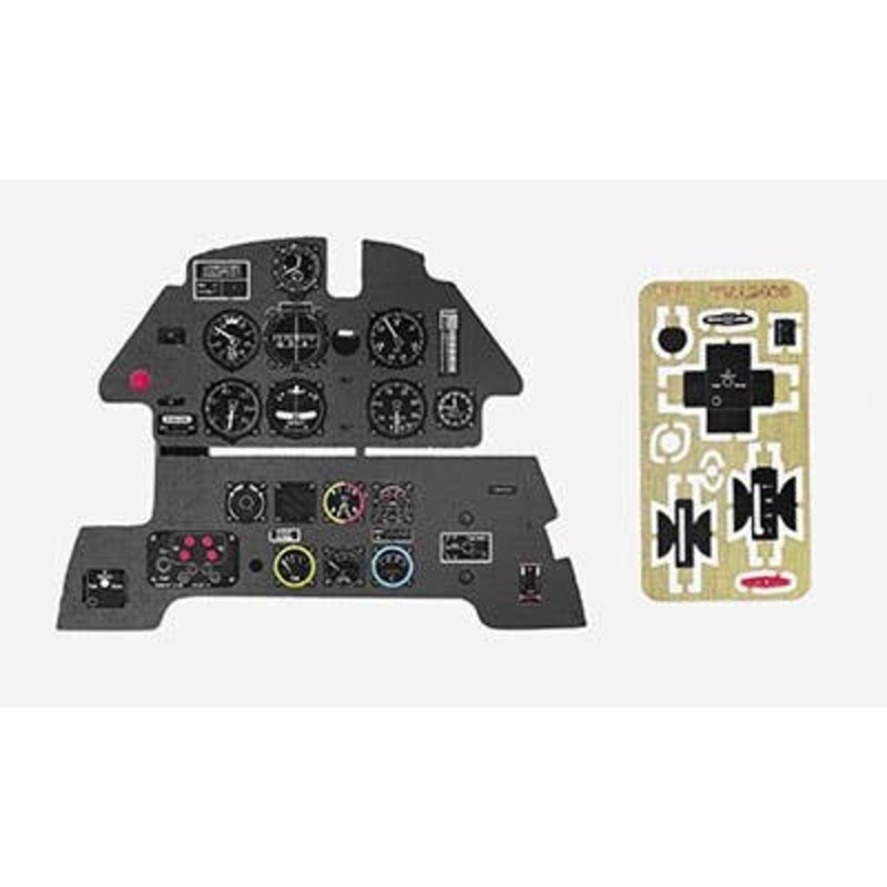 1/24 Messerschmitt Bf109E Coloring Instrument Panel Airfix