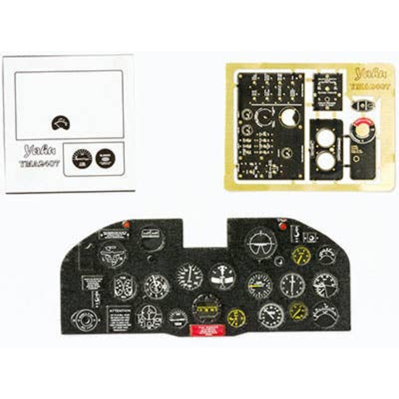1/24 P-47 Thunderbolt Early Coloring Instrument Panel Kinetic Other