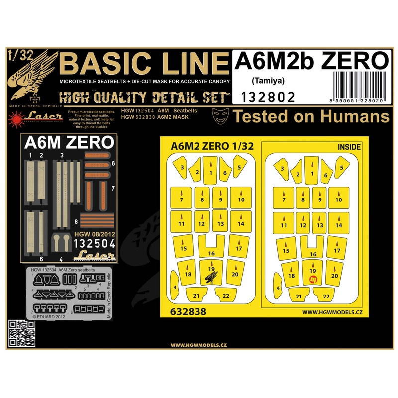 1/32 A6M2 ZERO Seatbelts
