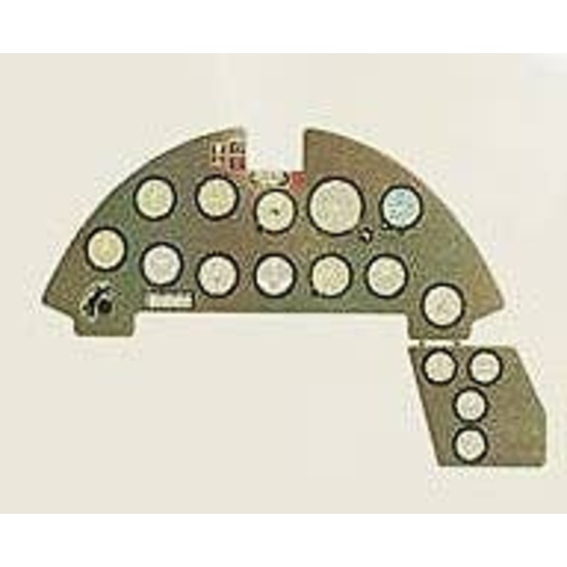 1/32 F-4U-1D Corsair Coloring Instrument Panel (Tamiya)
