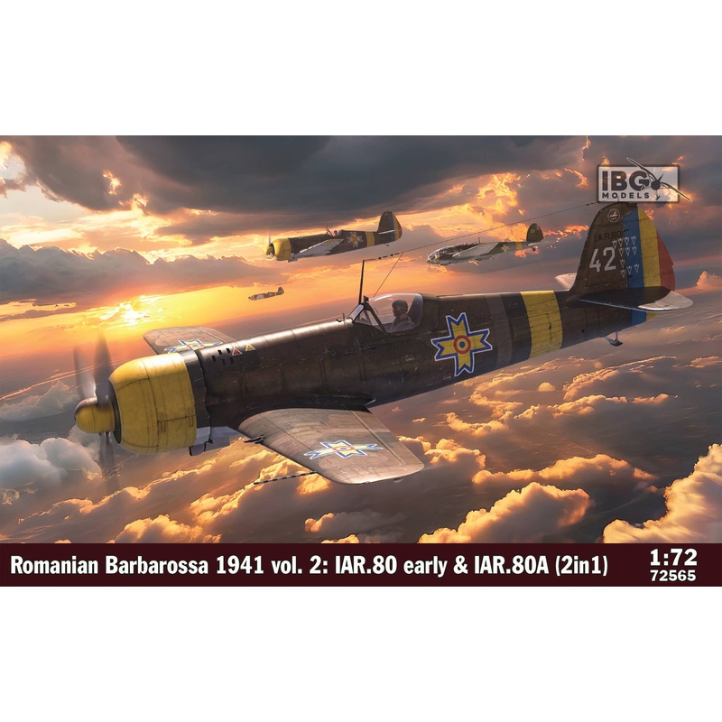 1/72 Romanian Barbarossa 1941 vol. 2: IAR.80 early & IAR.80A (2in1)