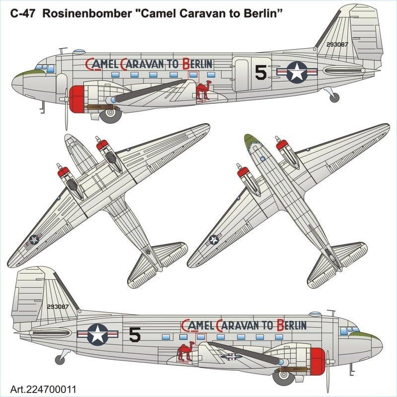 1/87 C-47 Rosinenbomber (Camel Caravan to Berlin)