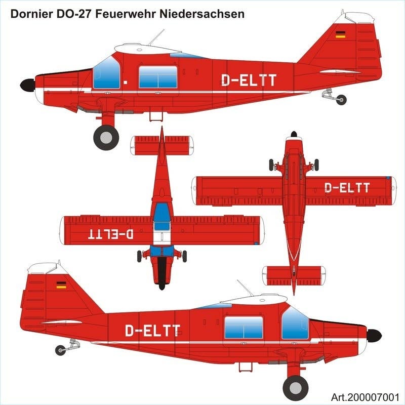 1/87 Dornier Do 27 Feuerwehr Niedersachsen