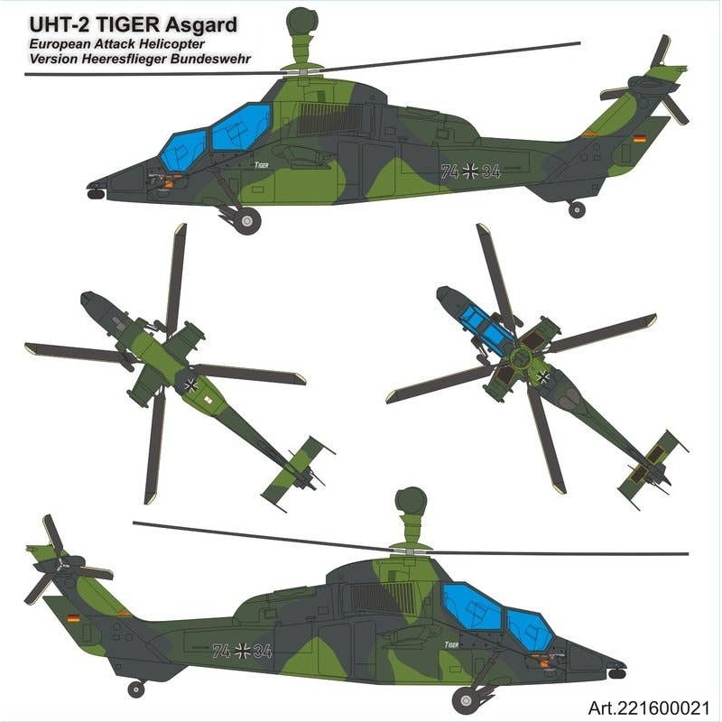 1/87 Eurocopter Tiger Asgard Bundeswehr ISAF