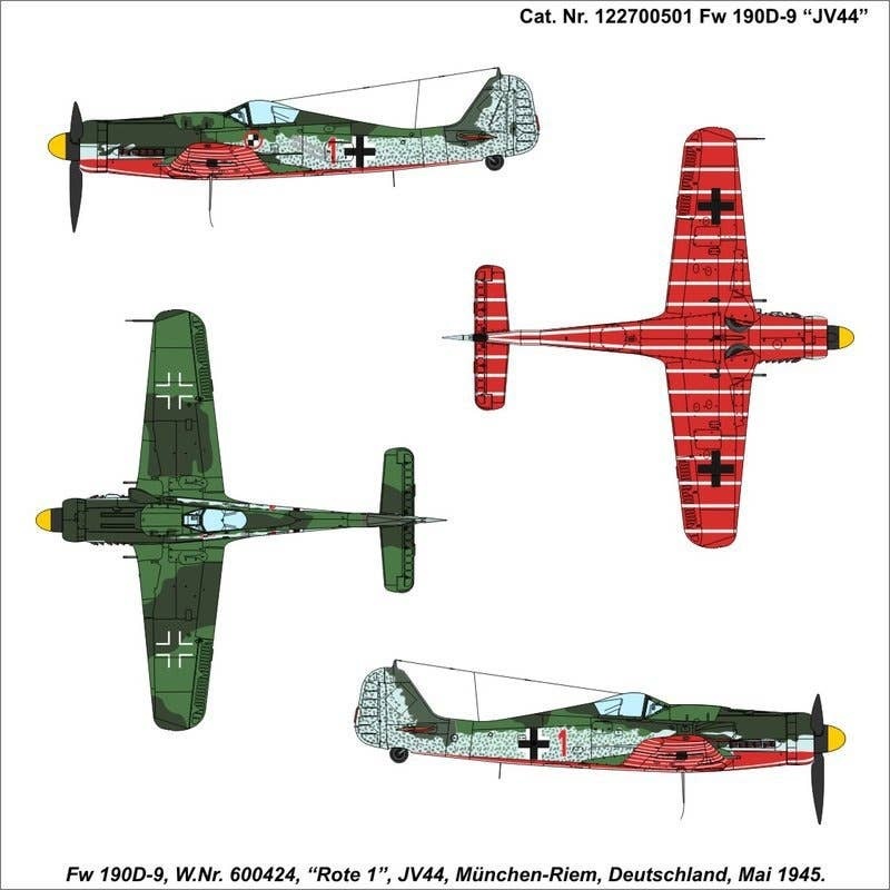 1/87 Focke-Wulf FW-190D9 Rote 1