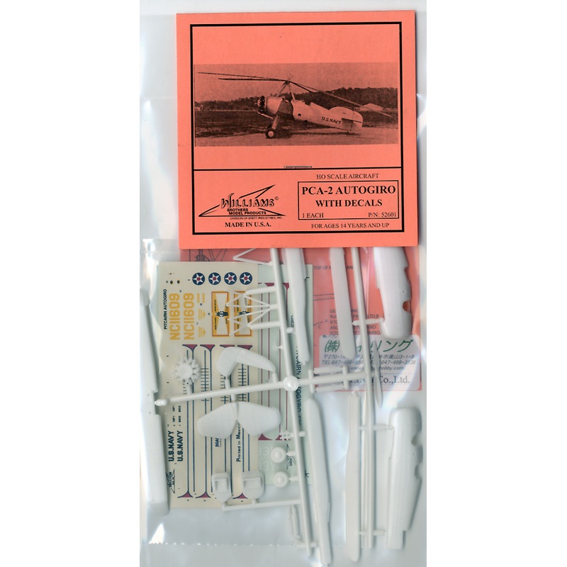 1/87 PCA-2 Autogyro w/Decals