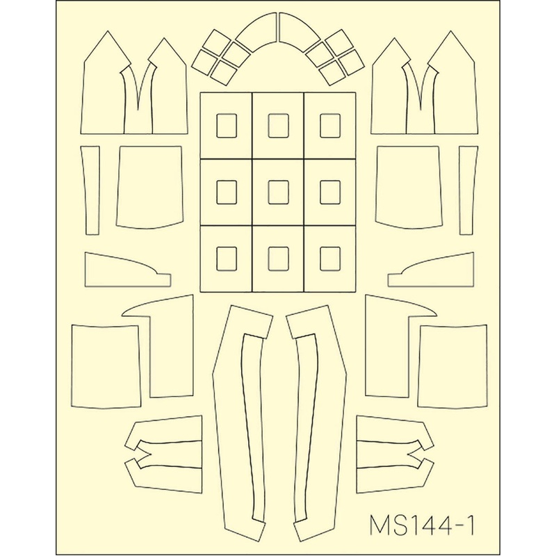 C-46 Masking Sheet for Transport Aircraft