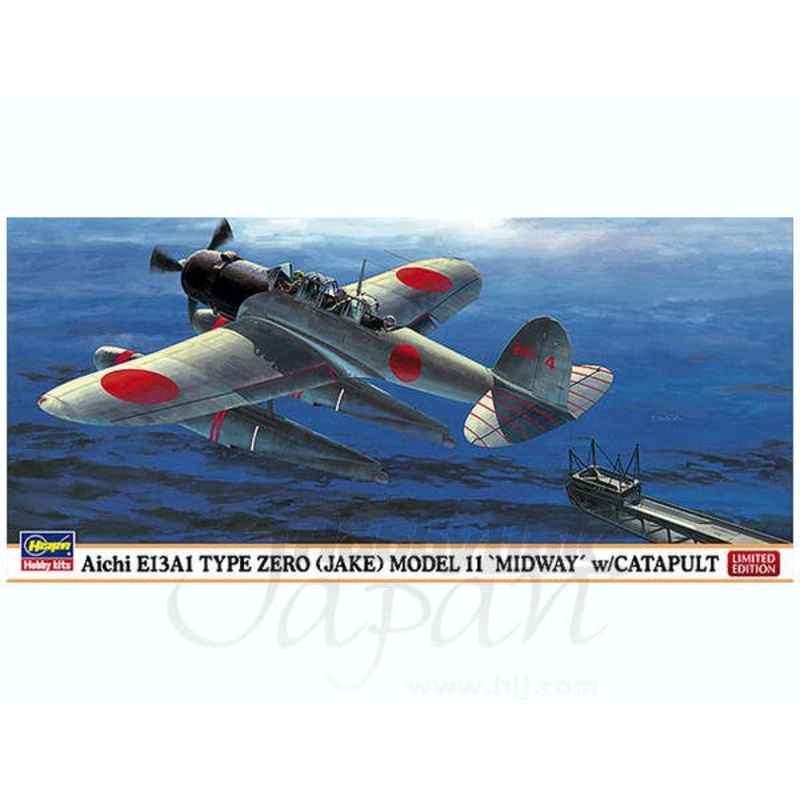 1/72 Aichi E13A1 Type Zero (Jake) Model 11 Midway w/Catapult Ltd.