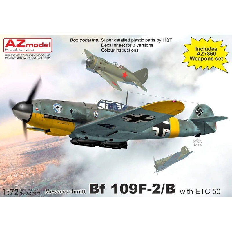 1/72 Bf 109F-2 B with ETC 50