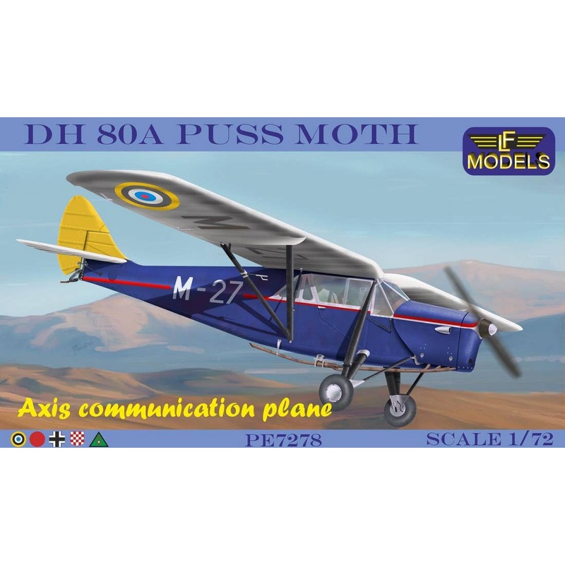 1/72 DH-80A Puss Moth 'Axis Communication Plane'