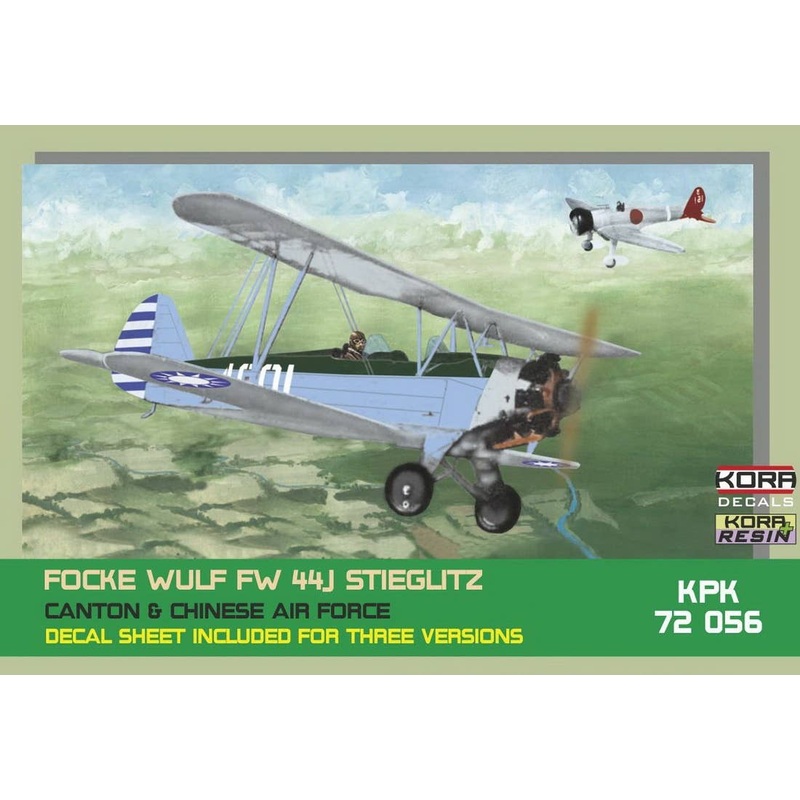 1/72 Focke-Wulf Fw 44J Canton & Chinese Air Force