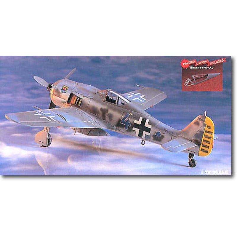 1/72 Focke-Wulf Fw190A-8 w/Painted Canopy